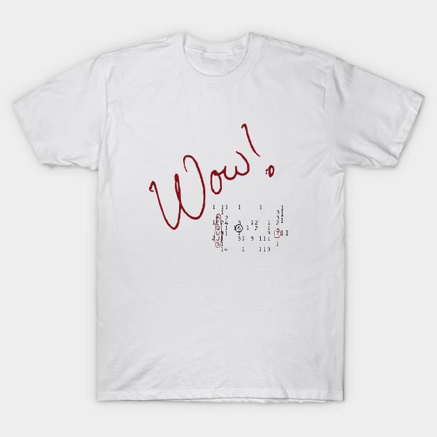 Wow Signal T-Shirt by Orloff-Tees